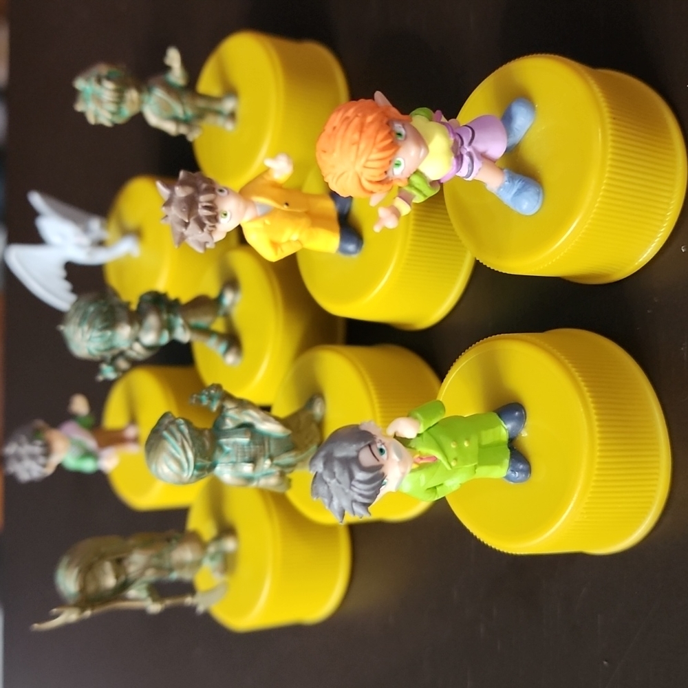 9 Saiyuki Bottle Cap Figures